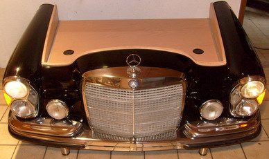 Mercedes car desk